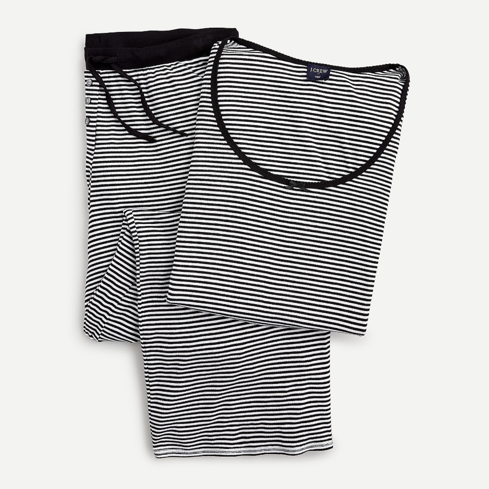 J CREW Ribbed long-sleeved pajama top & pants